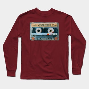 Midnights Cassette - 13 Sleepless Nights Long Sleeve T-Shirt